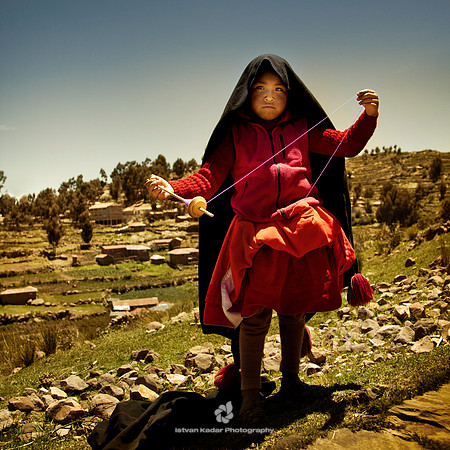 Yarn Spinning Child