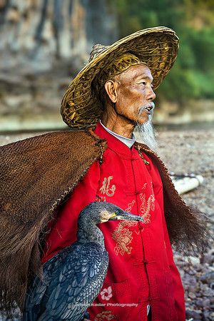 Portrait of a Cormorant Fisherman