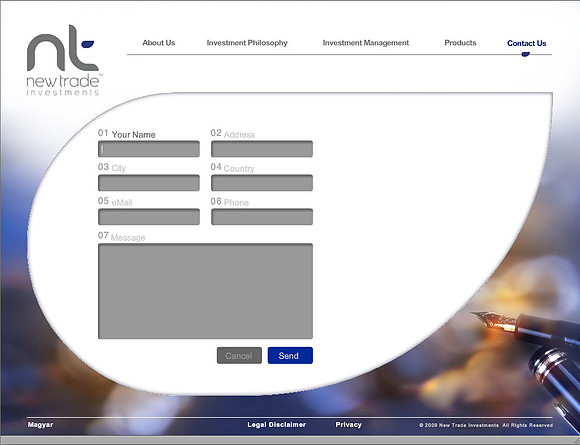 Website Design for NEW TRADE INVESTMENTS