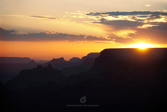 Sunset in the Grand Canyon