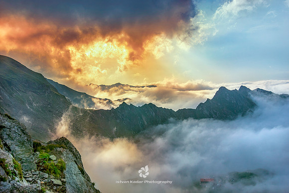 "Carpathian Mountains Range", Fagaras, Fog, "High Up", Landscape, Mist, "Mountain Pass", Mountains, Road, Romania, Scenics, Summer, Sunset, Thoroughfare, "Transfagarasan Road", Transfăgărăşan, Travel,