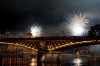 Anniversary, "August 20", Beauty, Black, Bridge, Budapest, Celebration, Dark, Decorating, Europe, Event, Exploding, Fire, Fireworks, Glowing, Holiday, Light, Night, Party, Pyrotechnics, Sky, Smoke, Sp