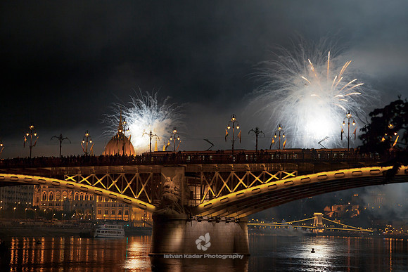 Anniversary, "August 20", Beauty, Black, Bridge, Budapest, Celebration, Dark, Decorating, Europe, Event, Exploding, Fire, Fireworks, Glowing, Holiday, Light, Night, Party, Pyrotechnics, Sky, Smoke, Sp