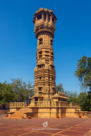 The Kirti Stambha of Hutheesingh Temple, Ahmedabad