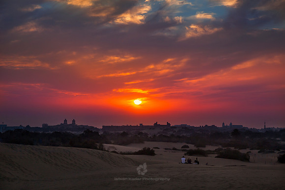 Sunset Watching at the Dunes of Maspalomas