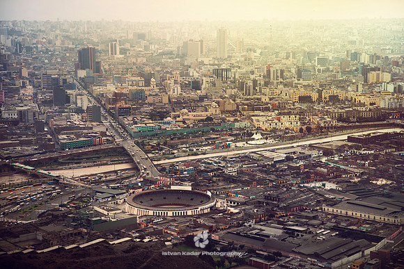 View of Lima from the San Cristobal hill.