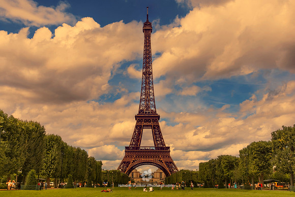 "19th Century Style", Arch, Architecture, Art, "Capital Cities", Cloudy, "Eiffel Tower", Europe, "Famous Place", France, "French Culture", "International Landmark", Iron, Metal, Outdoors, Paris, Paris
