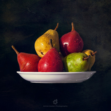 food, plate, still-life, fruit